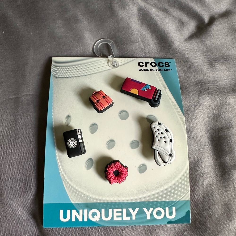 Crocs Come As You Are Uniquely You Jibbitz Travel Life Shoe Charms 5 Pcs